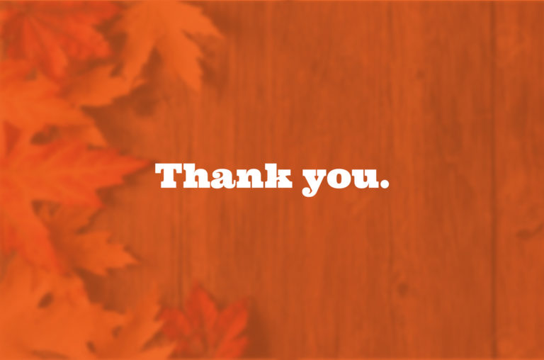 Thank you